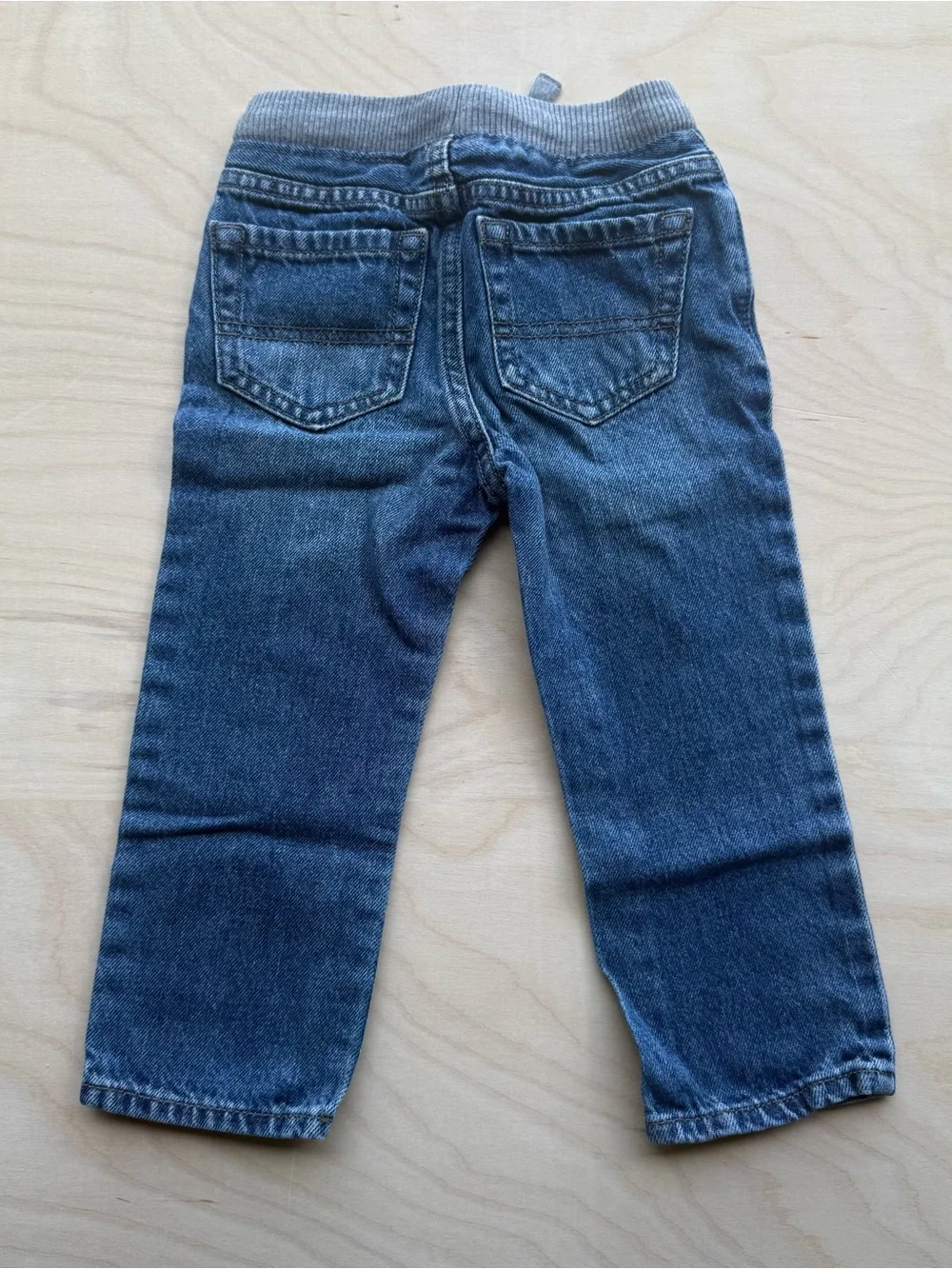 Children's Place Medium Wash Toddler Pull-on Denim Jeans Elastic Waistband 2T
